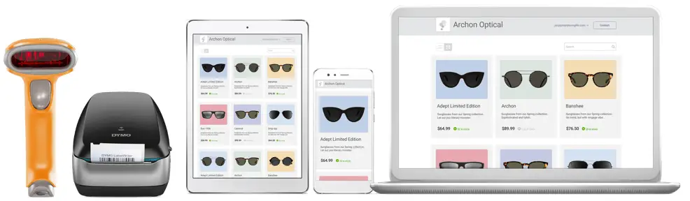 inFlow Inventory's solution offerings across desktop, web, and mobile